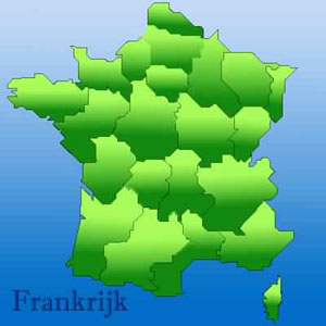 kaart frankrijk